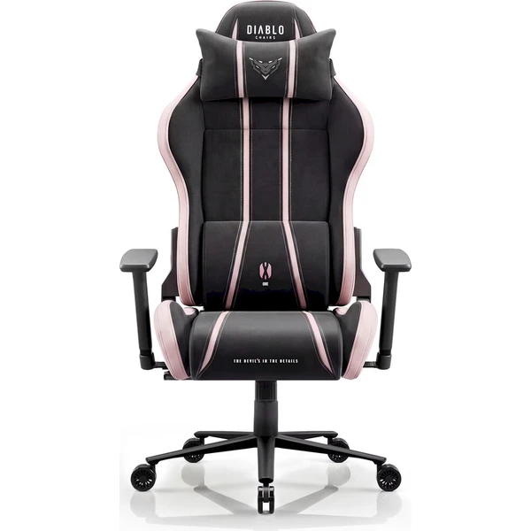 Diablo X-One 2.0 Normal Size herná stolička čierno-ružová - Stoličky - Hlavný obrázok