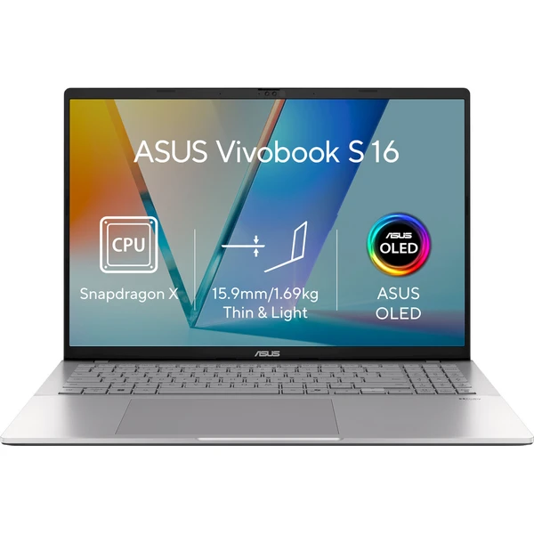 ASUS Vivobook S16 (S3607QA-OLED111WZ) strieborný - Notebooky - Hlavný obrázok