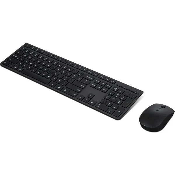 Lenovo Professional Wireless Rechargeable (CZ/SK) bezdrôtová sada klávesnice a myši čierna - Klávesnicové sety - Hlavný obrázok