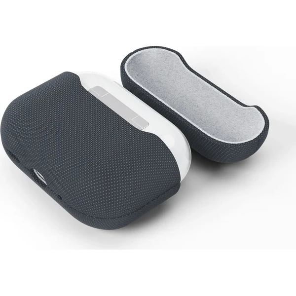 Epico SolidWoven Case AirPods Pro 3 | Qi2 & MagSafe kompatibilné | čierna | ochrana proti nárazom a - Puzdra - Obrázok d_70e3f391e9eb473583df5a8e64e7bc52