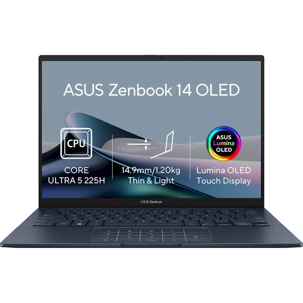 ASUS Zenbook 14 (UX3405CA-OLED1527W) modrý - Notebooky - Hlavný obrázok