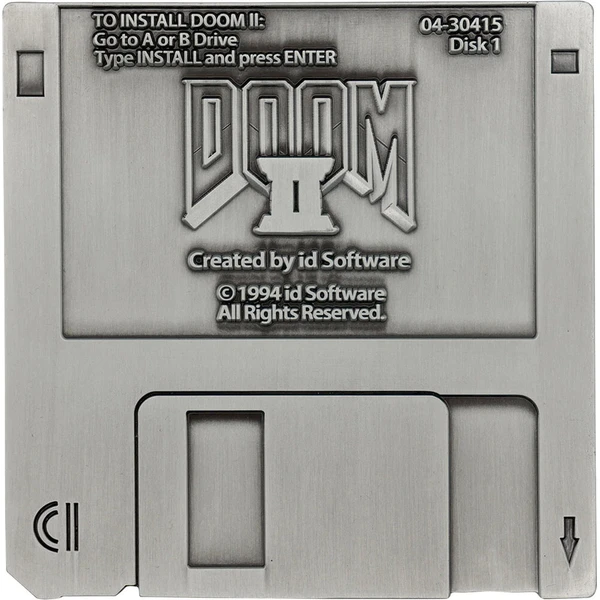 Replika Fanattik Doom II - Floppy Disk Limitovaná edícia - Repliky - Hlavný obrázok