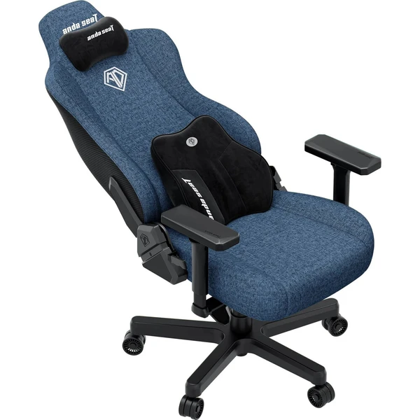 Anda Seat Kaiser 3E XL látkové herné kreslo tmavomodré - Stoličky - Obrázok d_71075cf38f9548dcbe83b7dec24c6446