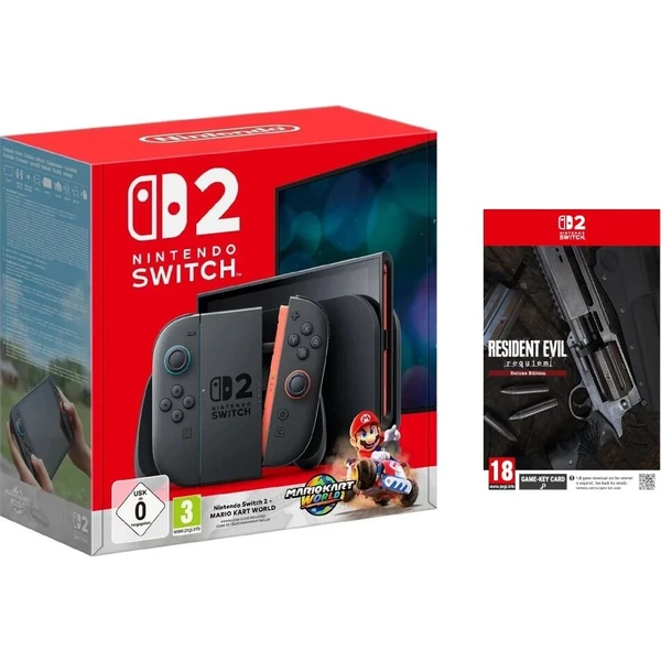 Nintendo Switch 2 + balík Mario Kart World + Resident Evil 9: Requiem Deluxe Edition (Switch 2) - Konzoly - Hlavný obrázok