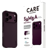 PanzerGlass CARE Samba MagSafe kryt Apple iPhone 18 Pro/17 Pro Dark Cherry fialový - Puzdra