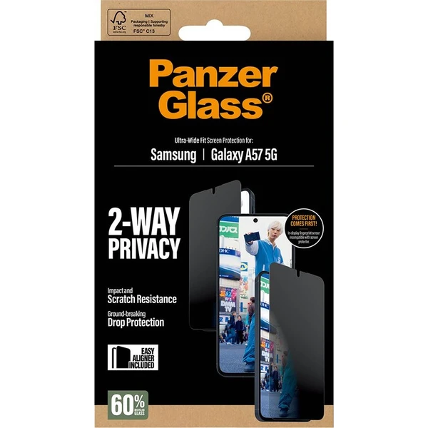 PanzerGlass® Privacy sklo s inštalačným rámčekom Samsung Galaxy A57 - Ochranné fólie a sklo - Obrázok d_71285b83a97f47f692e2c4ae9a335a53