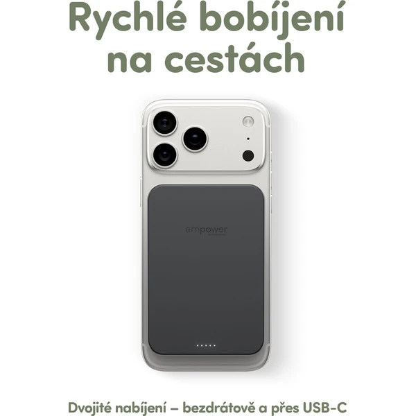 PanzerGlass® empower bezdrôtová Qi2 powerbanka 10000 mAh, MagSafe, čierna - Powerbanky - Obrázok d_715092e30e544112b7b8b0da02858226