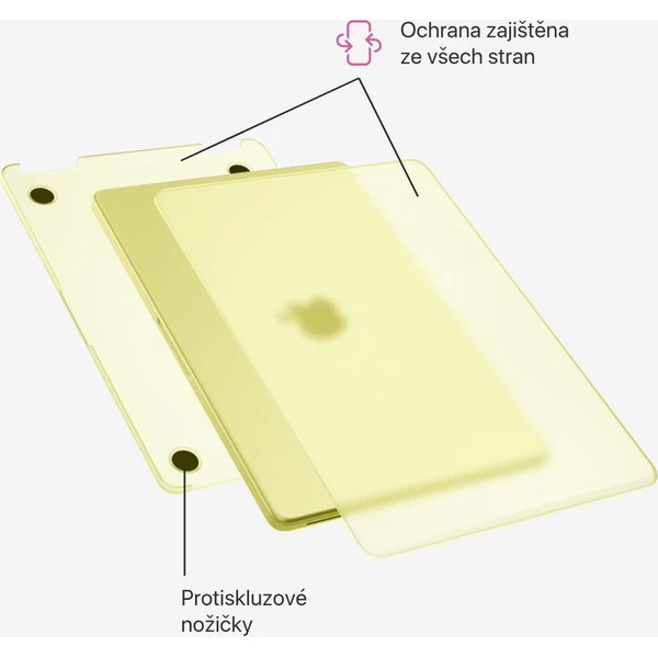 iWant Slim Shell puzdro pre MacBook Neo 13" matná citrusovo žltá - Puzdra - Obrázok d_718d39fbc3fe4160a4affbdefba5e3fc