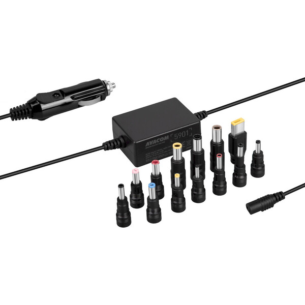 E-shop AVACOM QuickTIP-CAR 65W univerzálny autoadaptér pre notebooky