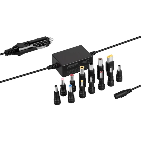 AVACOM QuickTIP-CAR 65W univerzálny autoadaptér pre notebooky - Nabíjačky - Hlavný obrázok