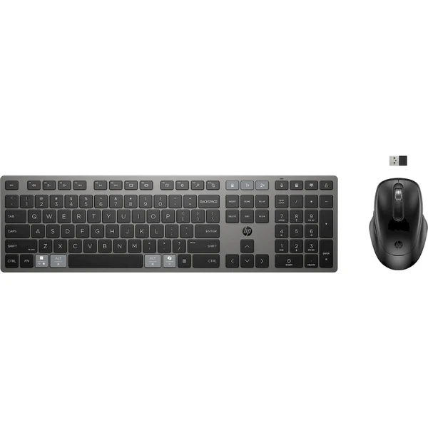HP 720 Kondenzátor bezdrôtová sada klávesnice s myšou CZ - Klávesnicové sety - Hlavný obrázok