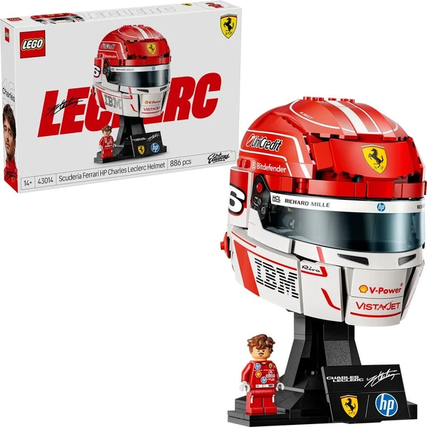 LEGO Editions 43014 Prilba Charles Leclerc zo Scuderia Ferrari HP - LEGO - Hlavný obrázok