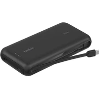 Belkin BOOST CHARGE™ USB-C PowerBanka s integrovaným USB-C káblom, 20000mAh, PD, 30W čierna - Powerbanky