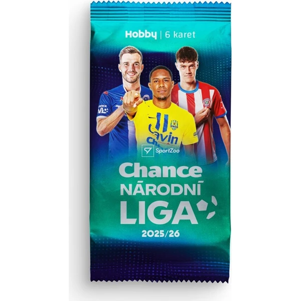 Futbalové karty SportZoo Chance Národná liga 2025/26 - Hobby balíček - Futbalové karty - Hlavný obrázok