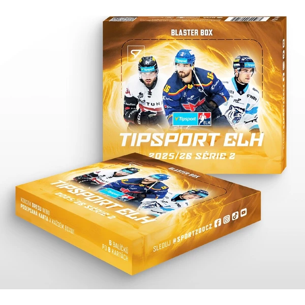 Hokejové kartičky SportZoo - Tipsport ELH 2025/26 2. séria Blaster box - Hokejové karty - Obrázok d_74596c9fab874944873b35ad7d87978d