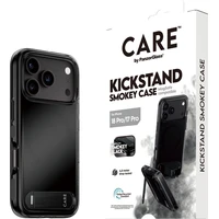 PanzerGlass CARE KickStand MagSafe kryt Apple iPhone 18 Pro/17 Pro Smokey kouřový/černý - Puzdra