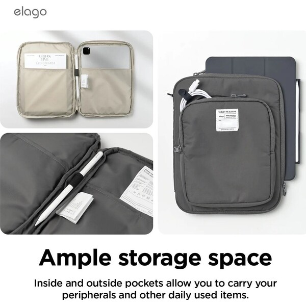 ELAGO Tablet Sleeve puzdro pre 11'' iPad/Tablet tmavosivé - Puzdra - Obrázok d_747be44761c74dfe8b15226df2d8afee