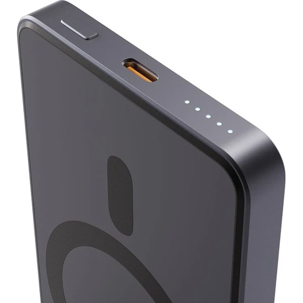 Spello ForcePack Alu 5000mAh magnetická bezdrôtová powerbanka vesmírne šedá - Powerbanky - Obrázok d_74deaa99927541c492be88f07798b138
