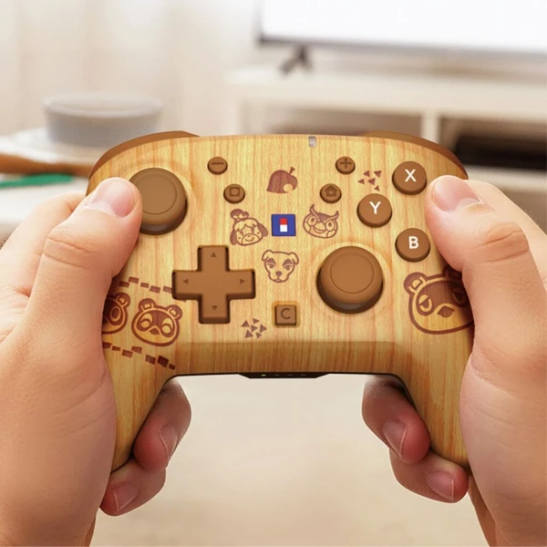 HORI HORIPAD Turbo bezdrôtový herný ovládač Wood Brown - Herné ovládače - Obrázok d_751829faa88d4428967bc47cd42699b2