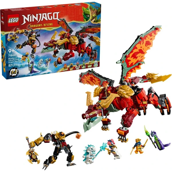 LEGO NINJAGO 71868 Wyldfyre a transformačný dračí mech - LEGO - Hlavný obrázok