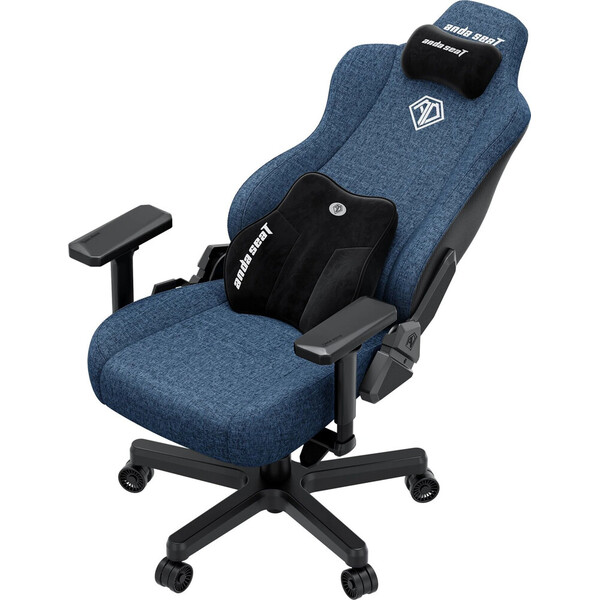 Anda Seat Kaiser 3E XL látkové herné kreslo tmavomodré - Stoličky - Obrázok d_75da5ff7f93641ee844d8458b3a21449