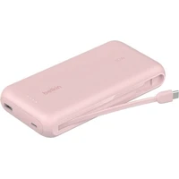 Belkin BOOST CHARGE™ USB-C PowerBanka s integrovaným USB-C káblom, 20000mAh, PD, 30W ružová - Powerbanky