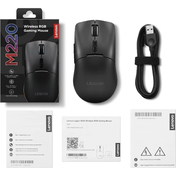 Lenovo Legion M220 bezdrôtová herná myš čierna - Myši - Obrázok d_76f7bd26cbbe4b0aabb2253cc784a87c