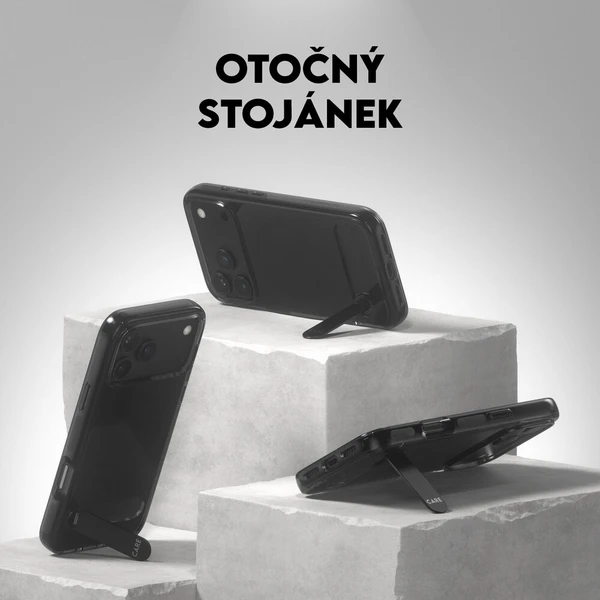 PanzerGlass CARE KickStand MagSafe kryt Apple iPhone 18 Pro Max/17 Pro Max Smokey kouřový/černý - Puzdra - Obrázok d_771a5706ea5d4b0aaeceee4c2894b5bb