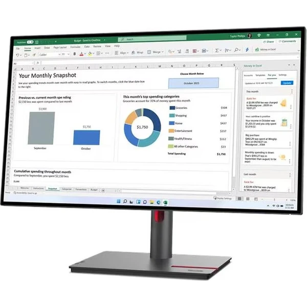 Lenovo ThinkVision P27q-30 monitor 27" - Monitory - Obrázok d_774a3b9b98094ad9bfaa3c12858a4a38