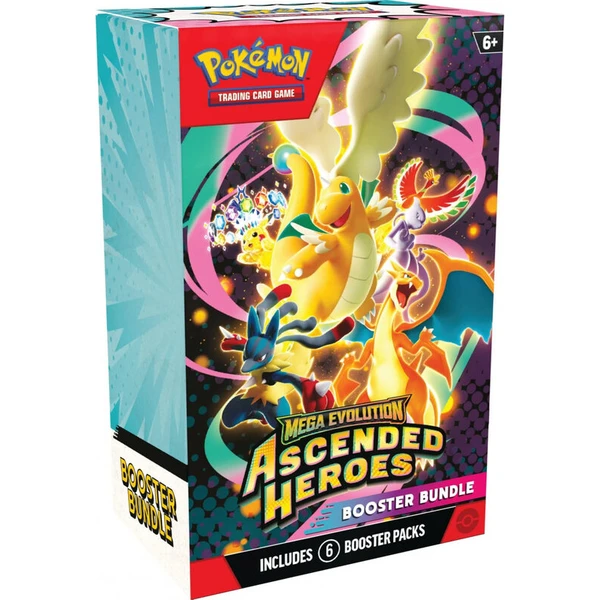 Pokémon TCG: Mega Evolúcia Vzostup Hrdinov - Balíček boosterov (6 boosterov) - Pokémon karty - Hlavný obrázok