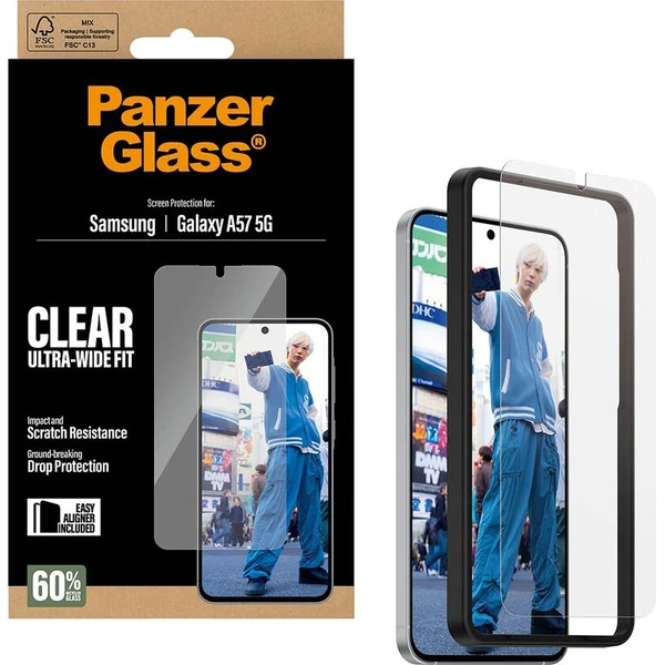 PanzerGlass® Ultra-Wide Fit sklo s inštalačným rámčekom Samsung Galaxy A57 - Ochranné fólie a sklo - Obrázok d_779fc4aa58e2437c971b4797c84c45b4
