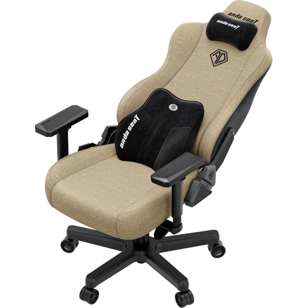 Anda Seat Kaiser 3E XL látkové herné kreslo tmavohnedá béžová - Stoličky - Obrázok d_77b7cbe012dc4a4faaa35111fb5a5d53
