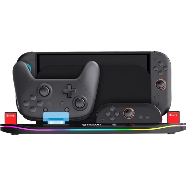 Nacon RGB nabíjacia dokovacia stanica pre konzolu Switch 2 a príslušenstvo - Podstavce - Hlavný obrázok