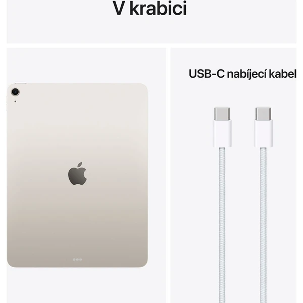 Apple iPad Air 13" 512GB Wi-Fi hviezdne biely (2026) - Tablety - Obrázok d_7817a5d7bbda44af9703fefcead4ccac