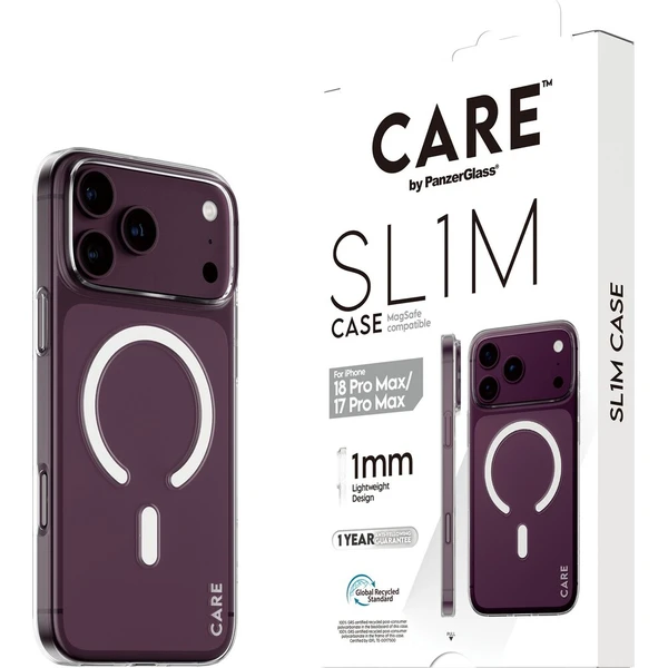 PanzerGlass CARE SL1M MagSafe kryt Apple iPhone 18 Pro Max/17 Pro Max čirý - Puzdra - Hlavný obrázok