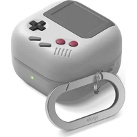 ELAGO Retro GameBoy púzdro Samsung Galaxy Buds4/Buds4 Pro svetlo šedé - Puzdra