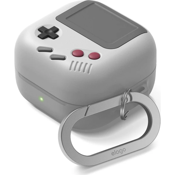 ELAGO Retro GameBoy púzdro Samsung Galaxy Buds4/Buds4 Pro svetlo šedé - Puzdra - Hlavný obrázok