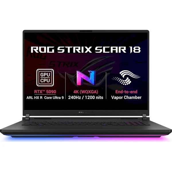 ASUS ROG Strix SCAR 18 (G835LXG-TQ468WZ) RTX 5090 čierny - Notebooky - Hlavný obrázok