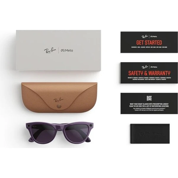 Meta RAY-BAN Skyler Gen2 (Štandardné) inteligentné lesklé okuliare (zatmavovacie - číre/ametystové)  - AR okuliare - Obrázok d_78e516b0e1fe4e8e83c15aafa7662bf3