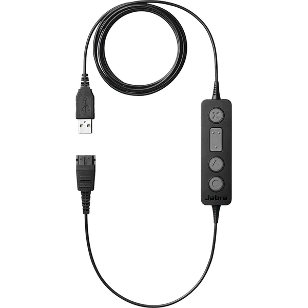 Jabra Link 260 QD/USB-A adaptér čierny - Káble a redukcie - Hlavný obrázok