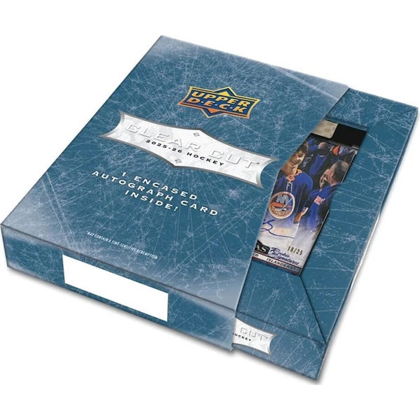 2025-26 Upper Deck Clear Cut Hockey Hobby Box - Hokejové karty - Hlavný obrázok