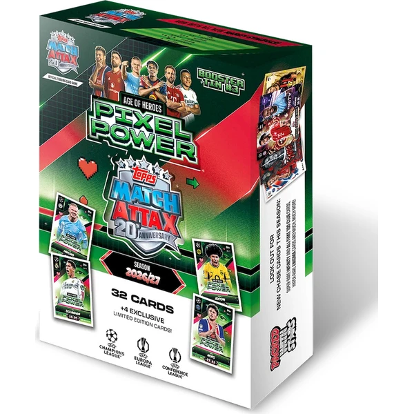 Fotbalové karty Topps Match Attax UCC 2026/27 - Booster Tin - Futbalové karty - Obrázok d_79c2078347c74f8fa9eebb3c99b12f42