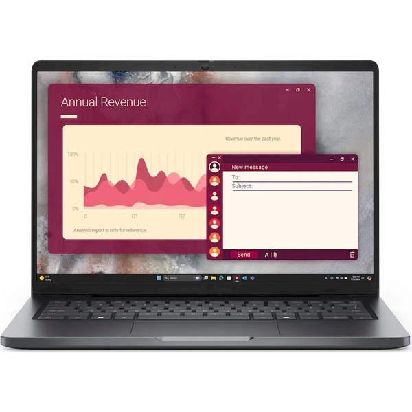 DELL Pro 14 PC14255 (W0J5T) šedý - Notebooky - Hlavný obrázok