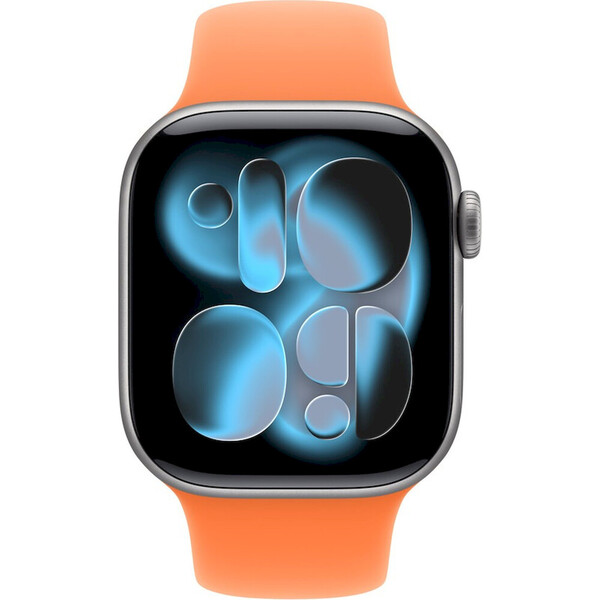 Apple Watch 42/41/40/38mm mandarínkový športový remienok S/M - Remienky - Obrázok d_7a21baa652d24f438934f06f1049086b