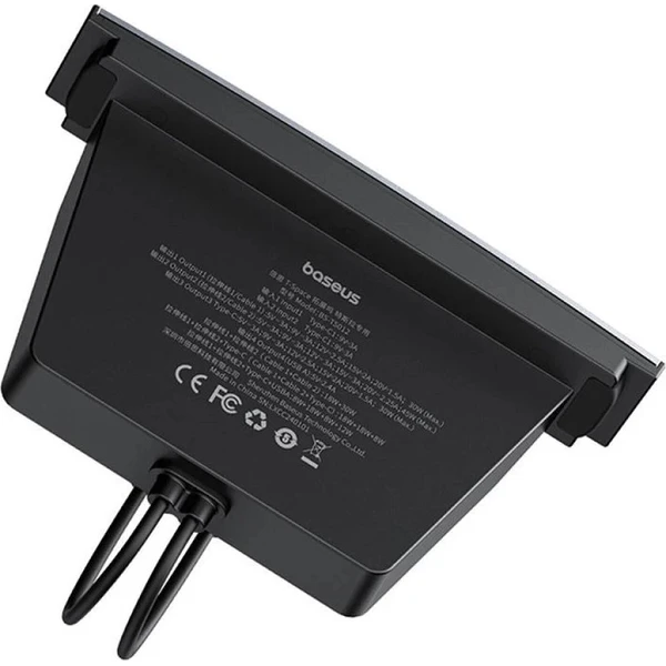 Baseus T-Space rozbočovač s káblami USB-C na lightning pre vozidlá Tesla čierny - USB huby - Obrázok d_7a49bcf8ed954e53a8428cf0b84b93b2