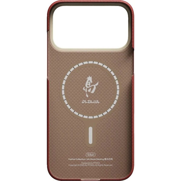 Pitaka Edge Case Ink Horse MagSafe kryt iPhone 17 Pro Max Cinnabar - Puzdra - Obrázok d_7a739016a6a4492a86c9827b909e76bb