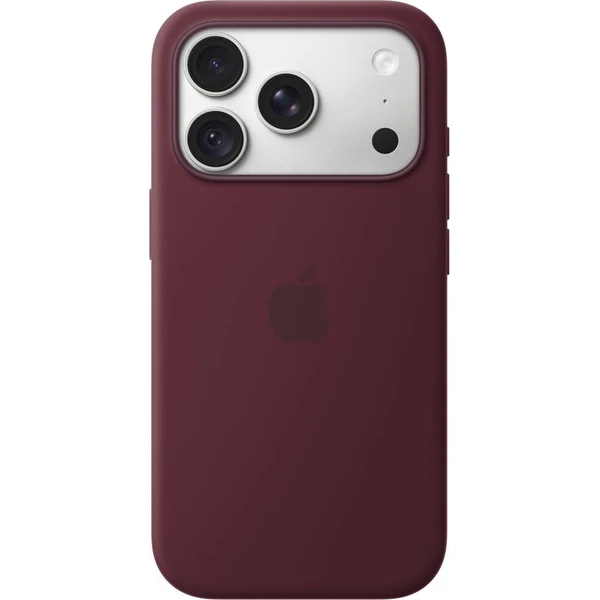 iPhone 18 Pro Silicone Case with MagSafe - Burgundy - Puzdra - Obrázok d_7a97ec4756a6426eb28ce02cc5d2195a