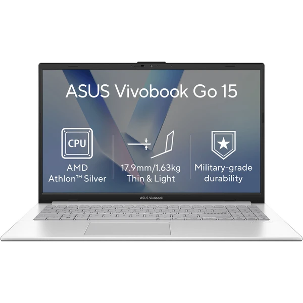 ASUS Vivobook Go 15 (E1504FA-BQ5740WZ) strieborný - Notebooky - Hlavný obrázok
