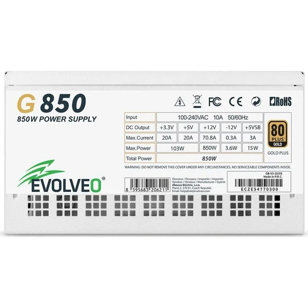 EVOLVEO G850 850W biely - Zdroje - Obrázok d_7ae9f58b07984871b8bed92ba89bf78d