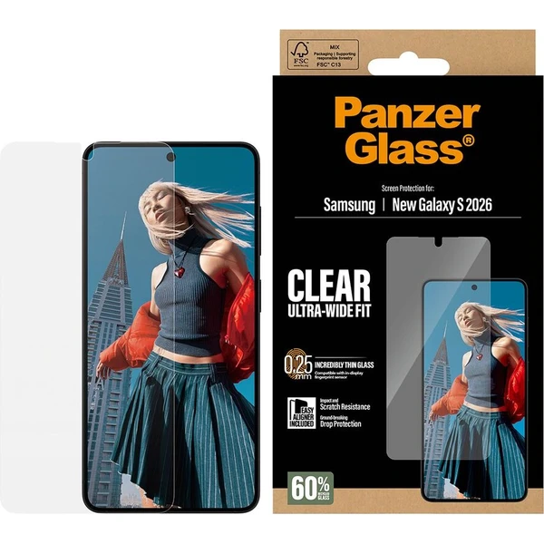 PanzerGlass® Ultra-Wide Fit sklo s inštalačným rámčekom Samsung Galaxy S26 - Ochranné fólie a sklo - Obrázok d_7afb272bb9ac45de9b952a7555c6999e